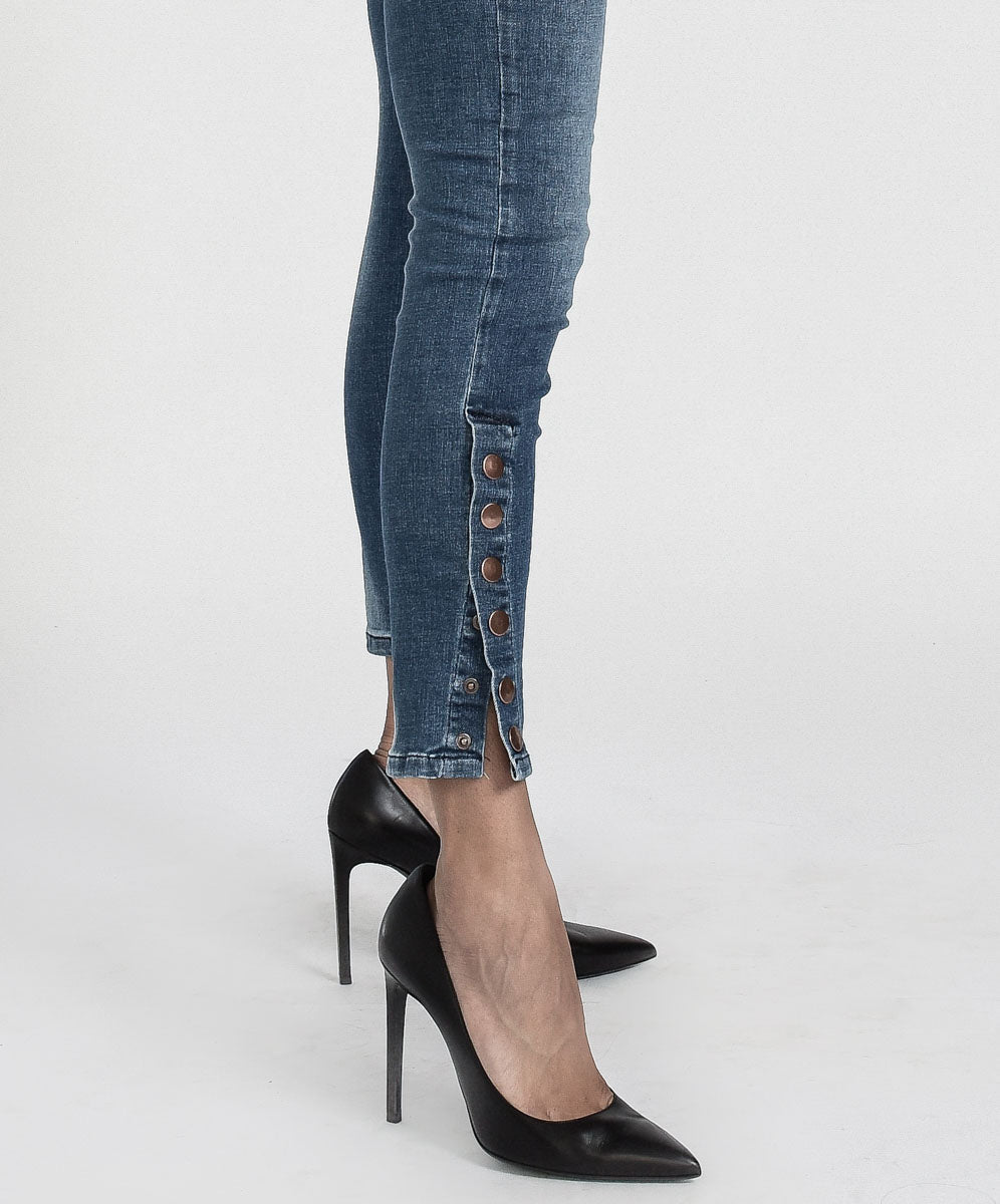 Products CALI BLUE PREACHERS HIGH WAIST SKINNY JEAN