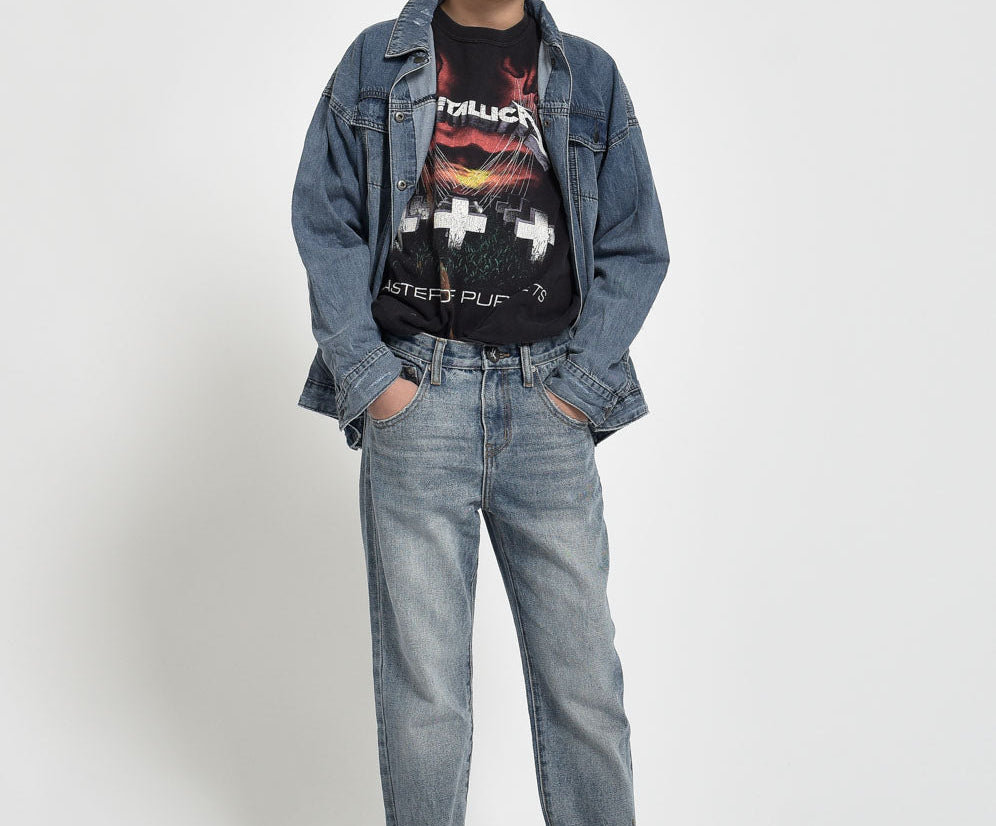KIDS AWESOME BAGGIES STRAIGHT LEG JEAN