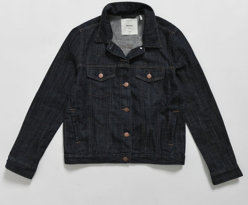 ORGANIC RAW BANDIT TRUCKET JACKET BLUE