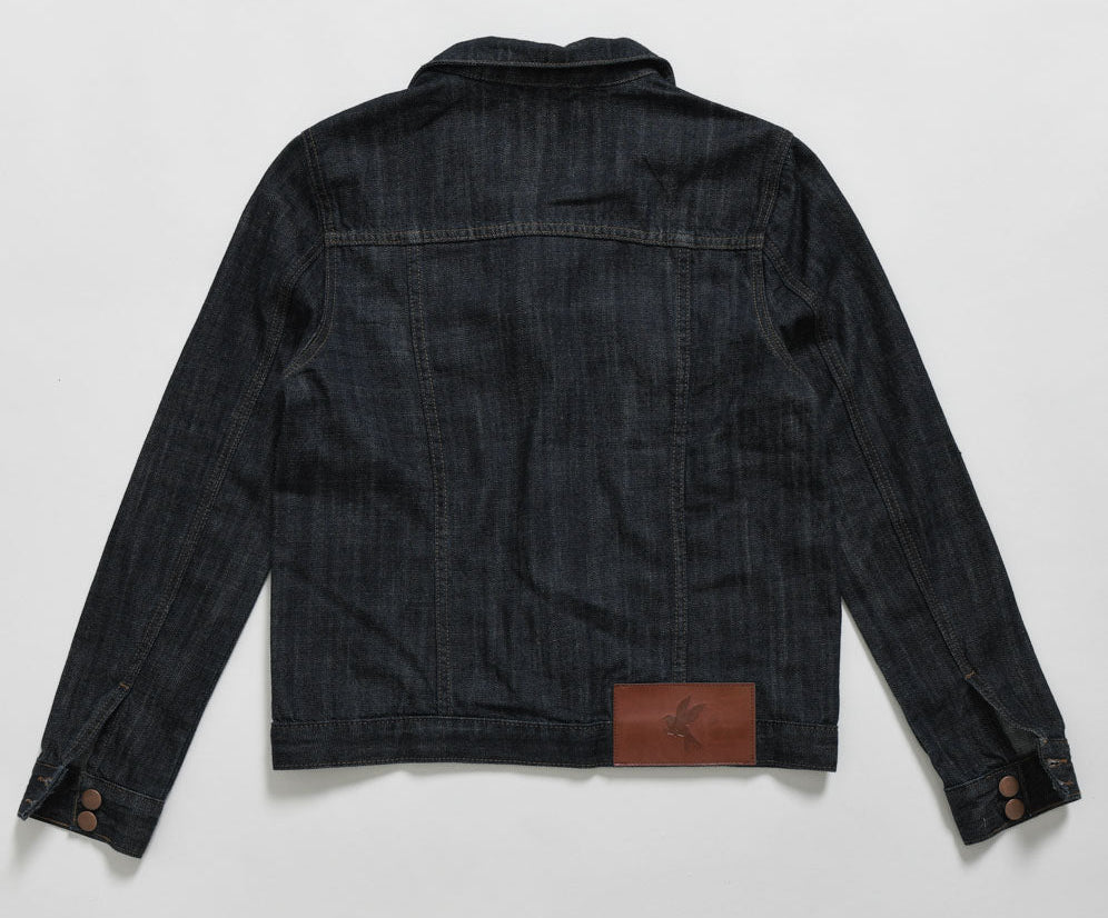 ORGANIC RAW BANDIT TRUCKET JACKET BLUE