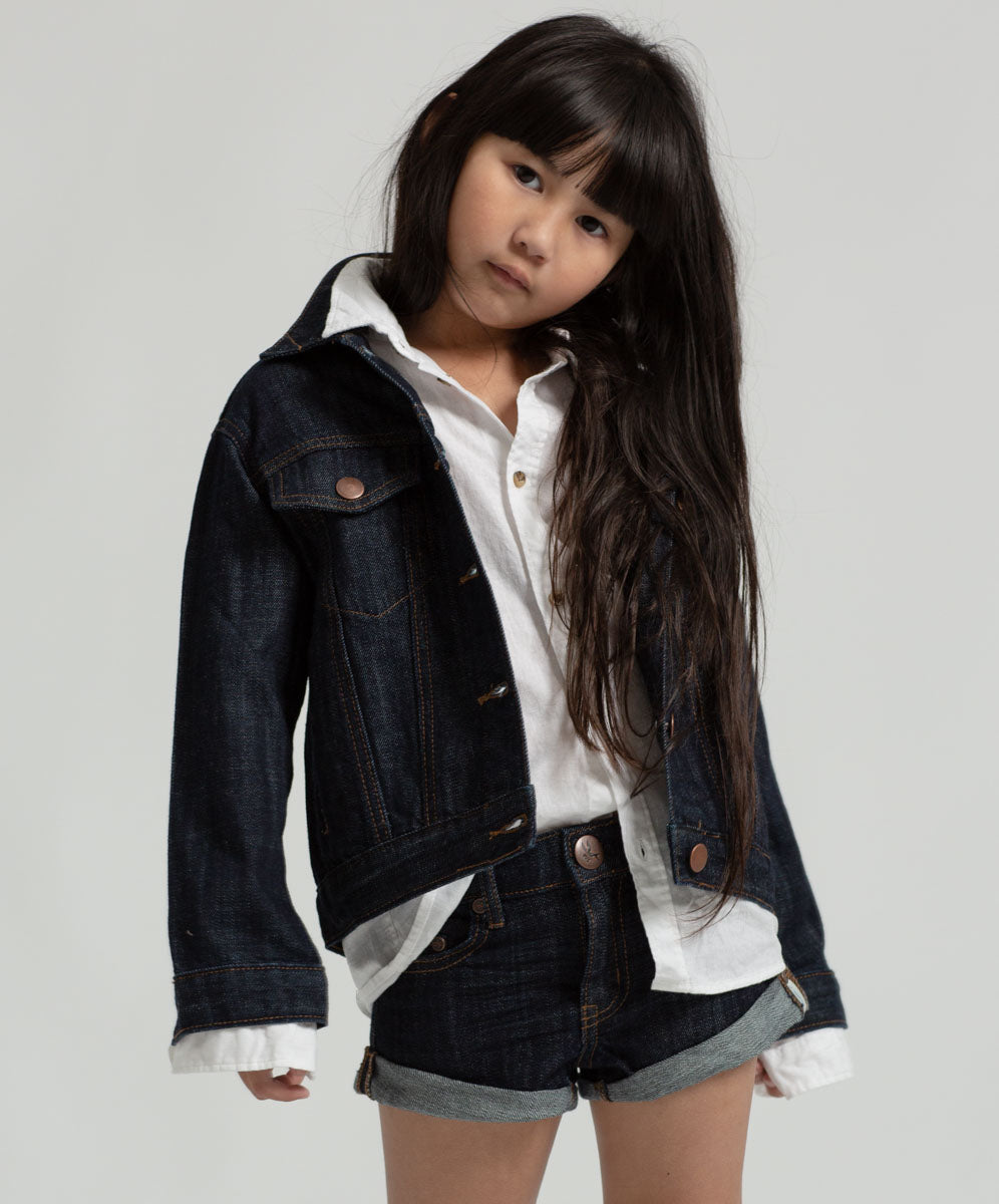 Products ORGANIC RAW BANDIT TRUCKER JACKET