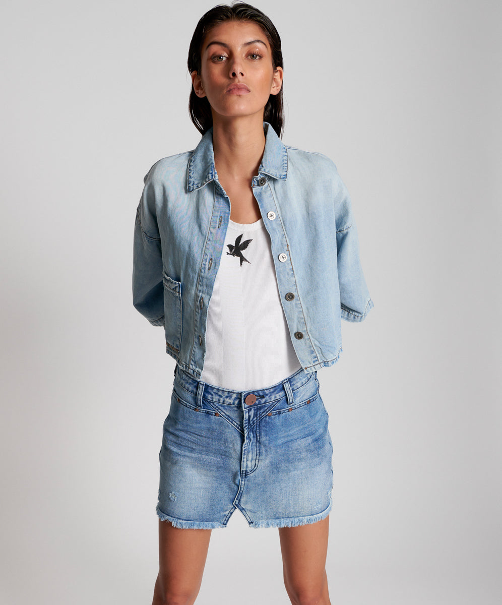 Products NEW CULT REFORMED TRUCKER SKIRT