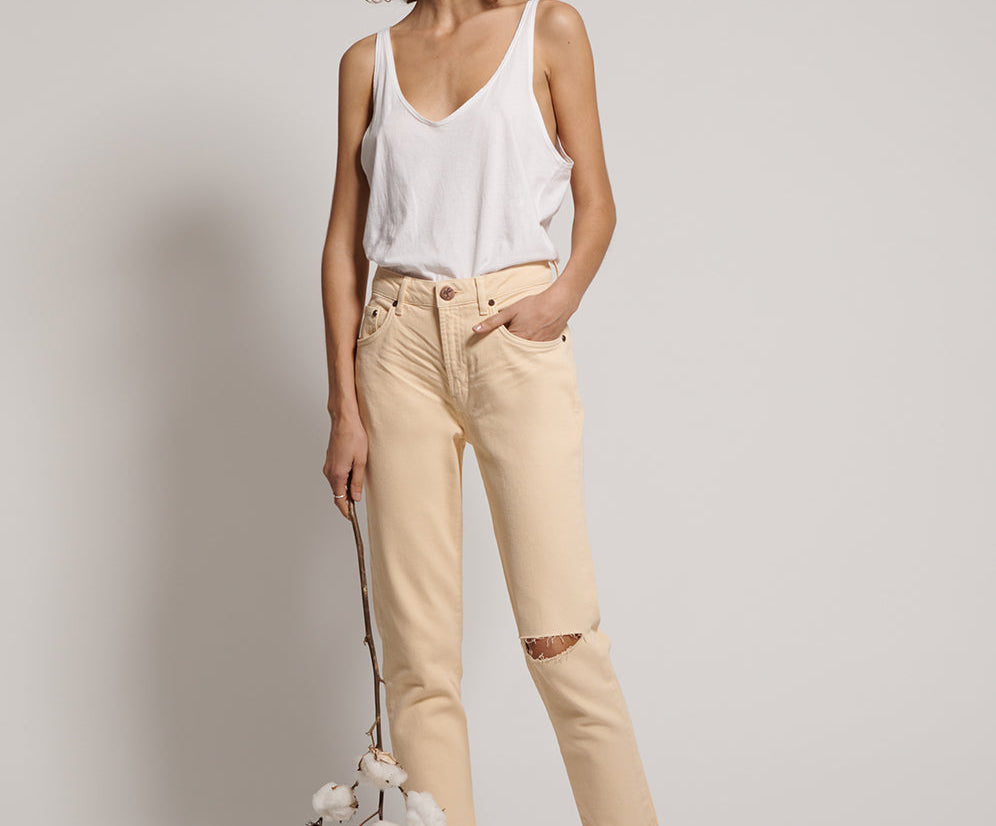 ORGANIC AWESOME BAGGIES HIGH WAIST STRAIGHT LEG JE