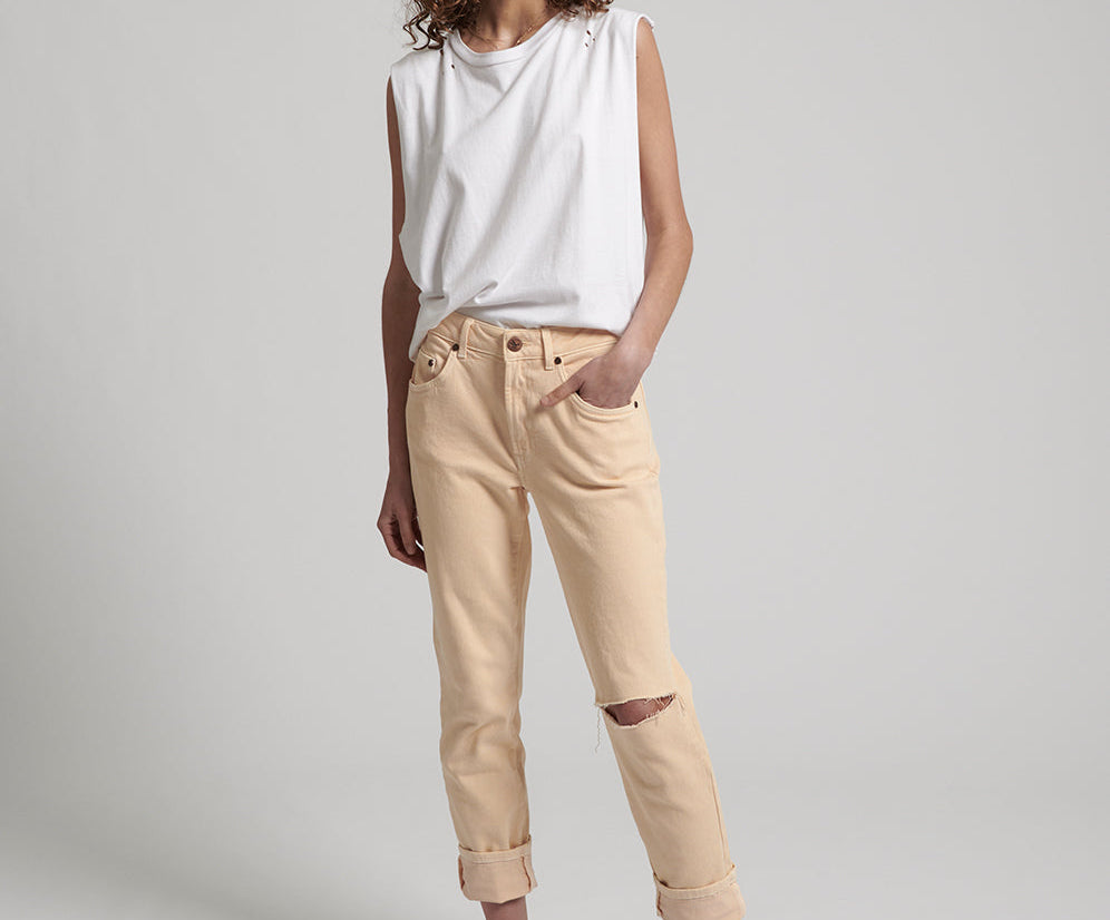 ORGANIC AWESOME BAGGIES HIGH WAIST STRAIGHT LEG JE