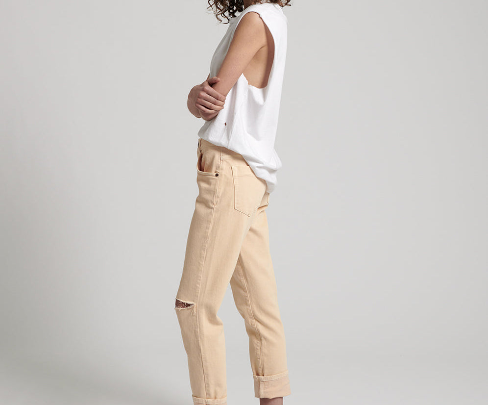 ORGANIC AWESOME BAGGIES HIGH WAIST STRAIGHT LEG JE