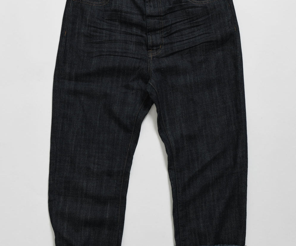 ORGANIC RAW BANDIT JEAN BLUE