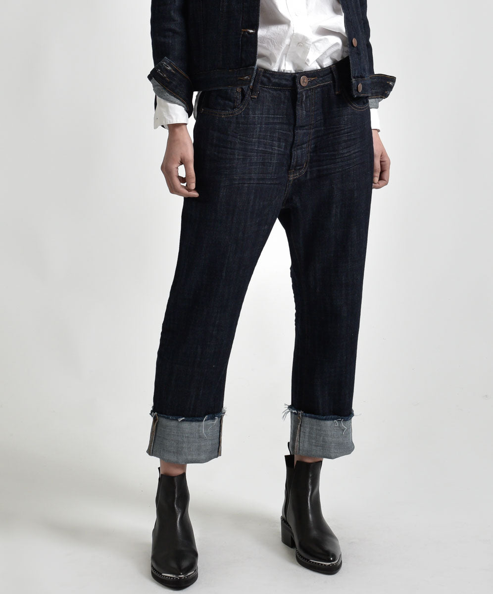 Products ORGANIC RAW BANDIT JEAN BLUE