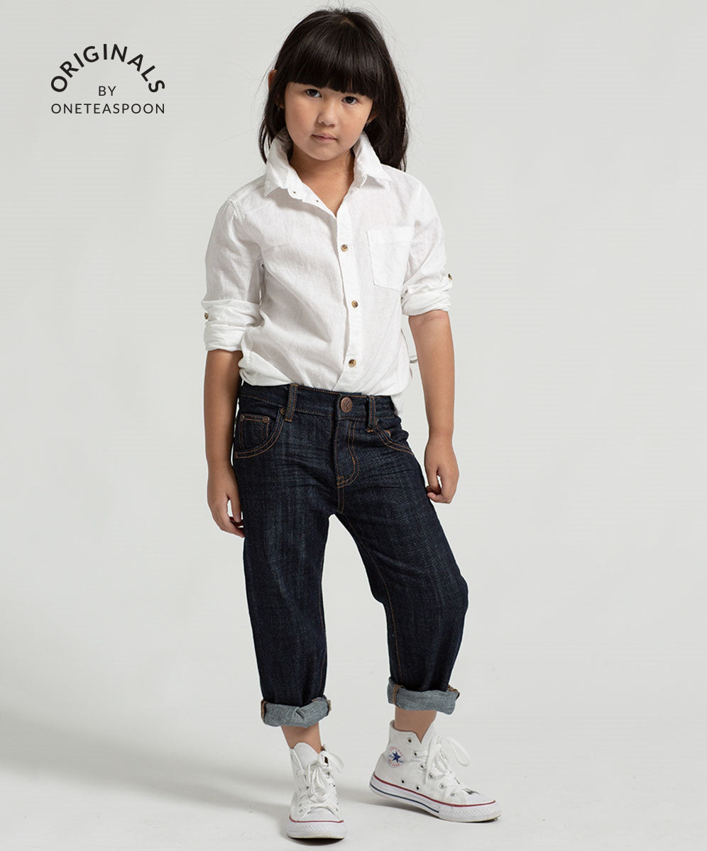 Products ORGANIC RAW BANDIT JEAN BLUE