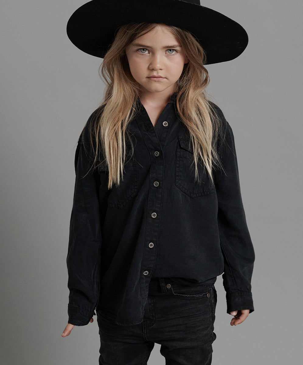 Products KIDS FOX BLACK ORGINAL LIBERTY SHIRT