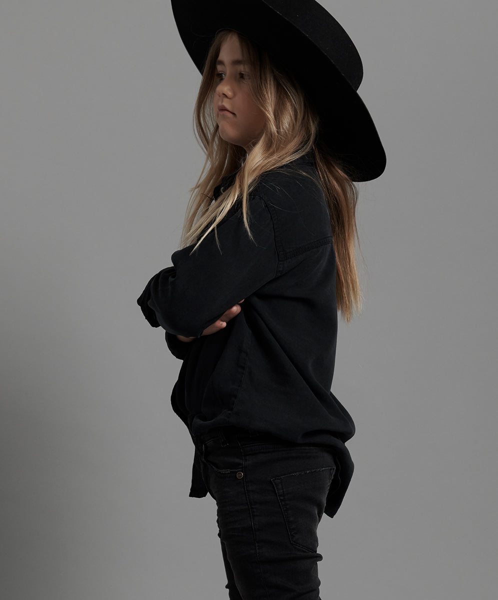 Products KIDS FOX BLACK ORGINAL LIBERTY SHIRT