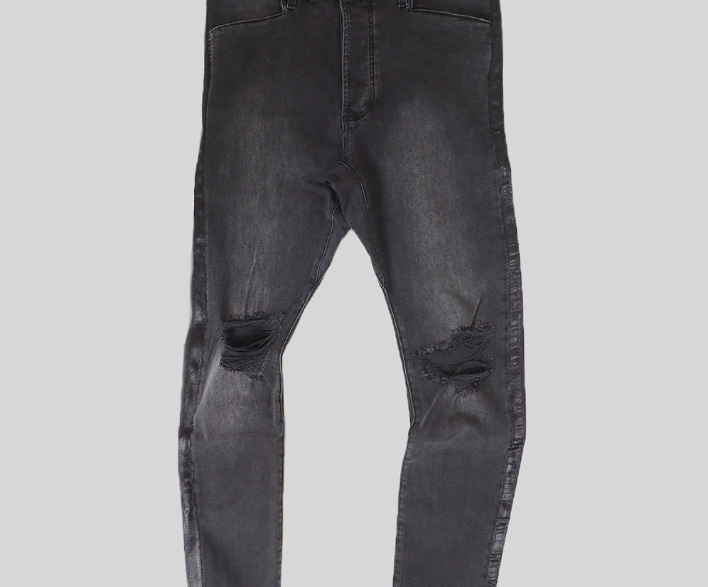 BLACK SWAN TUXEDO MR BONES SUPER SKINNY JEAN