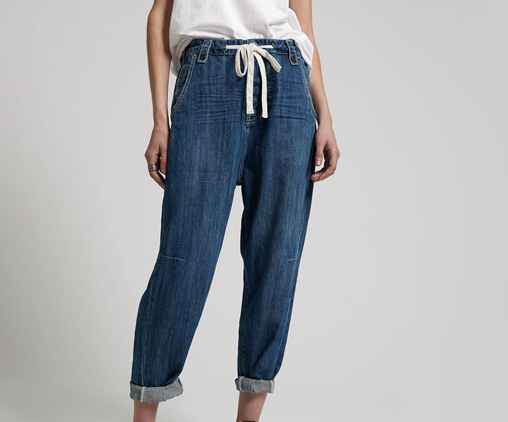 RODEO BLUE SAFARI JEANS HIGH WAIST RELAXED JEAN