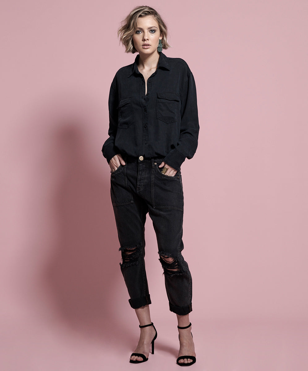 Products DOUBLE BASS SAINTS BOYFRIEND JEAN