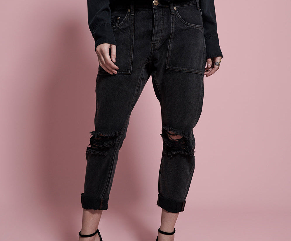 DOUBLE BASS SAINTS BOYFRIEND JEAN