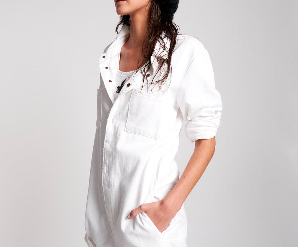 NATURAL WHITE PROPHECY JUMPSUIT
