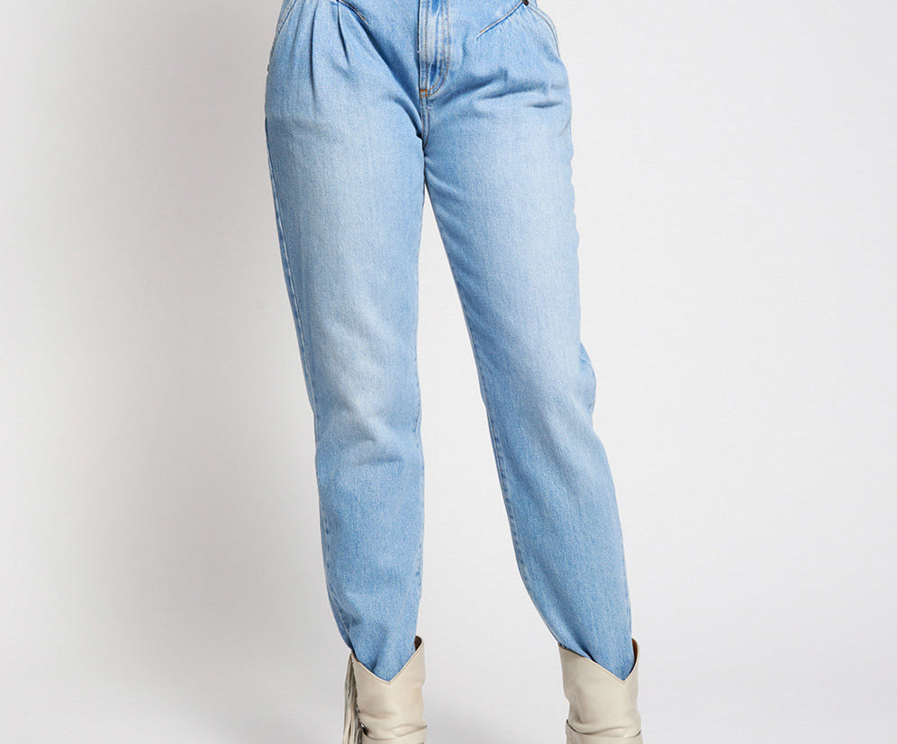 Streetwalkers High Waist 80S Fit Denim Jeans - Pacifica