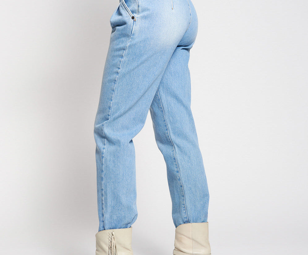 Streetwalkers High Waist 80S Fit Denim Jeans - Pacifica