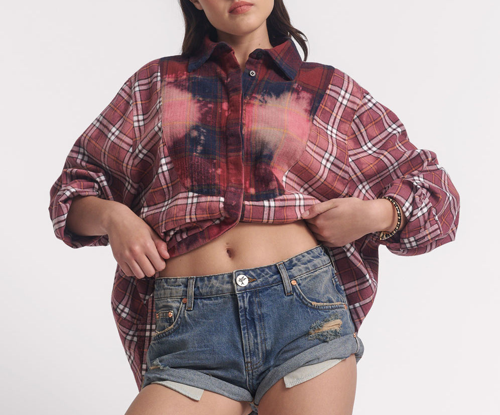 Bandits Low Waist Denim Shorts - Colorado Blue