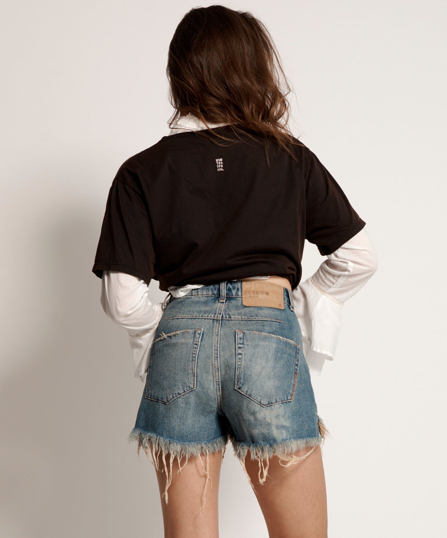 Products COLORADO LE WOLVES MID LENGTH DENIM SHORTS