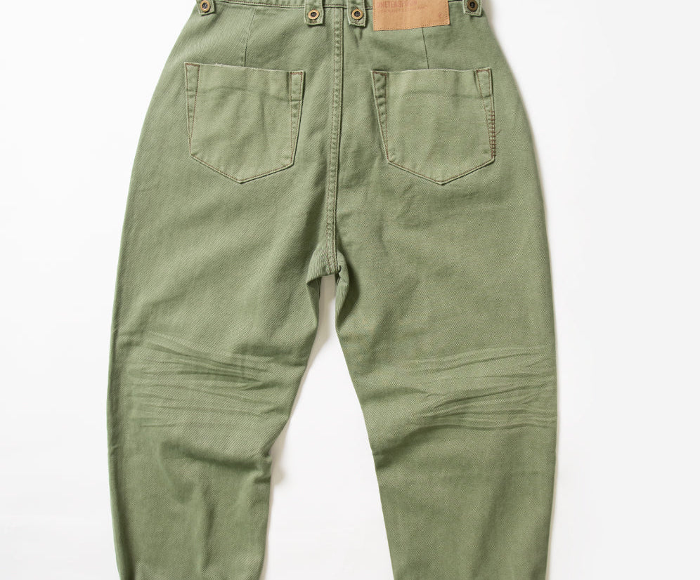 SUPER KHAKI SAFARI HIGH WAIST RELAXED JEANS KHAKI