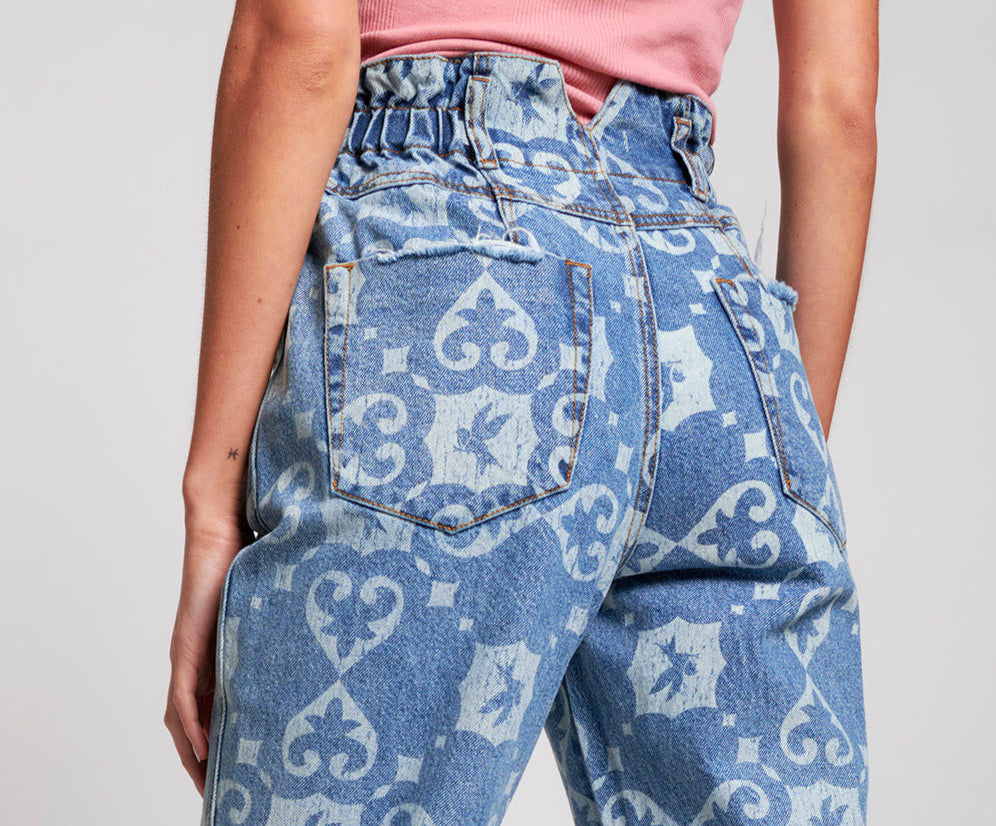 Pioneer Vintage 80S Fit High Waist Denim Jeans - Texan Bower Bird