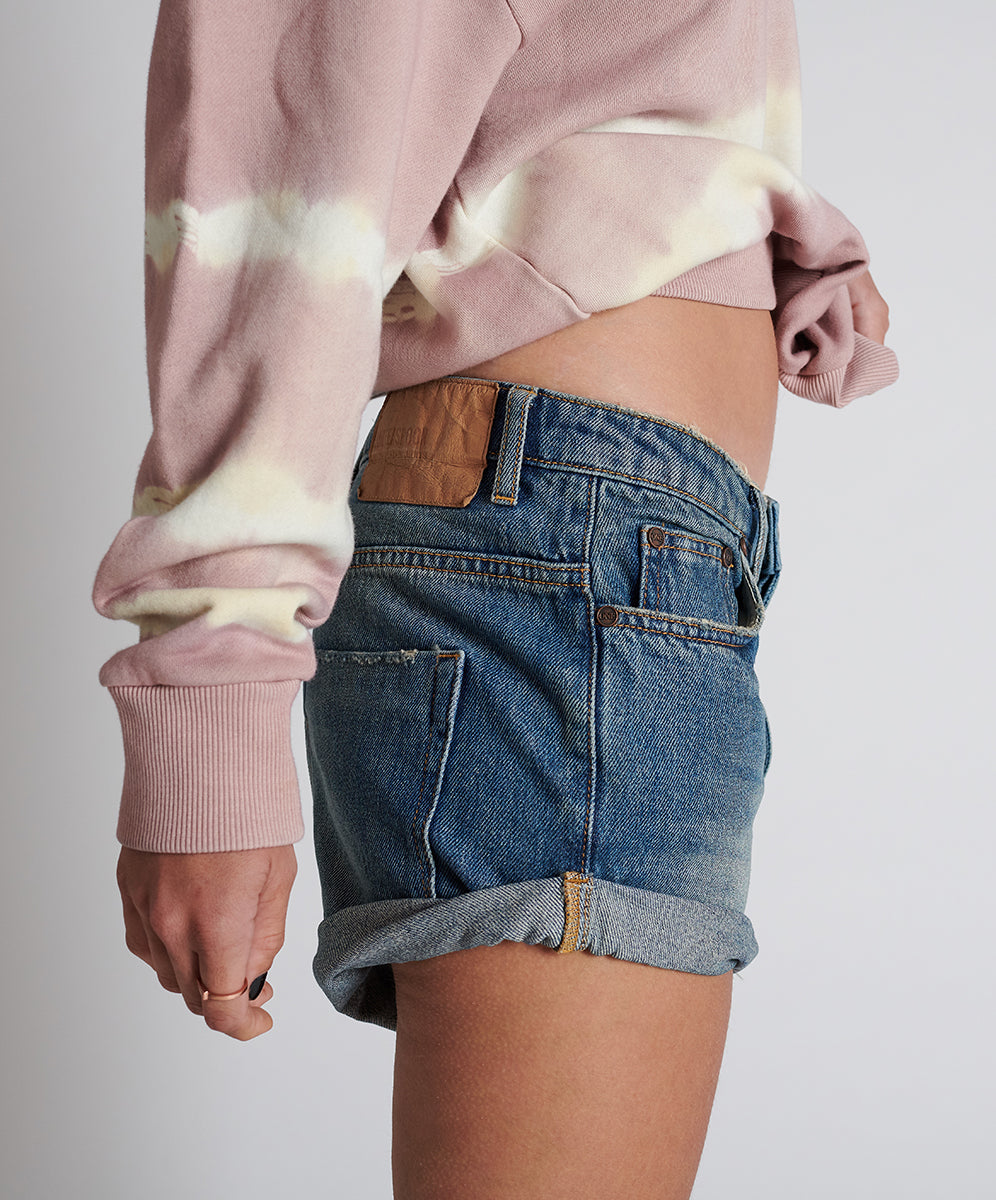 Products Bandits Low Waist Denim Shorts - Colorado Blue