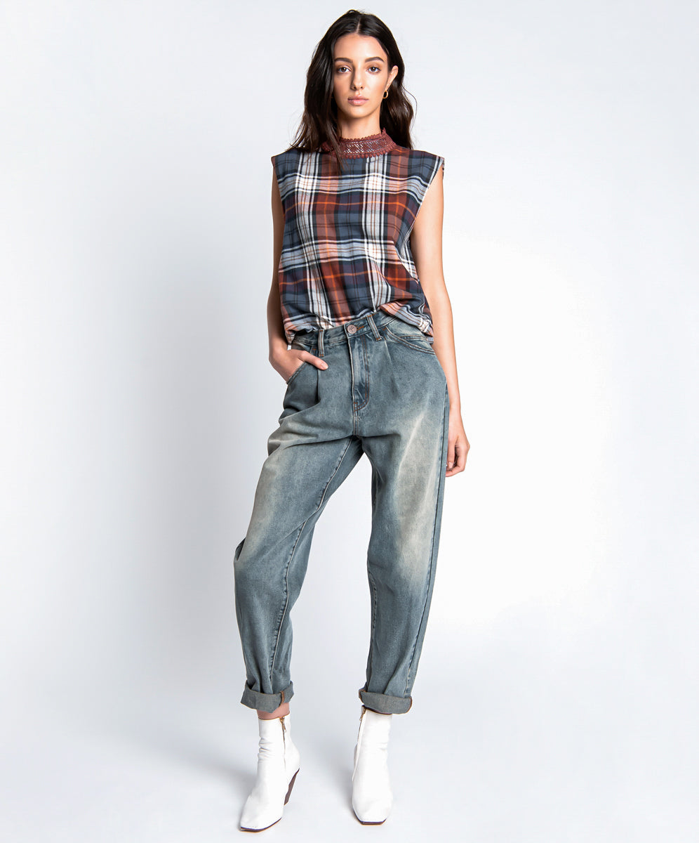 Products MEMPHIS SMITHS HIGH WAIST TROUSER JEAN