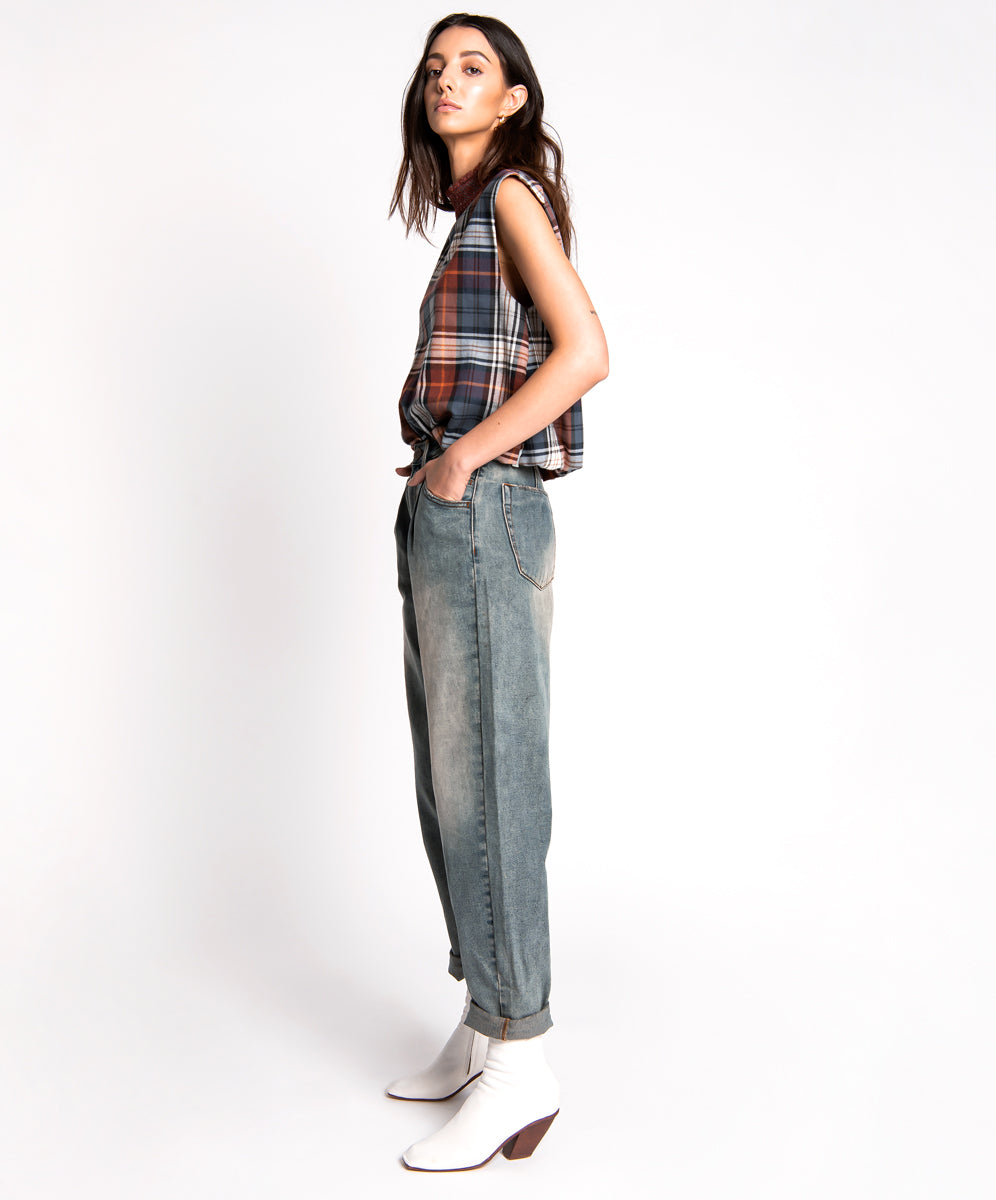 Products MEMPHIS SMITHS HIGH WAIST TROUSER JEAN
