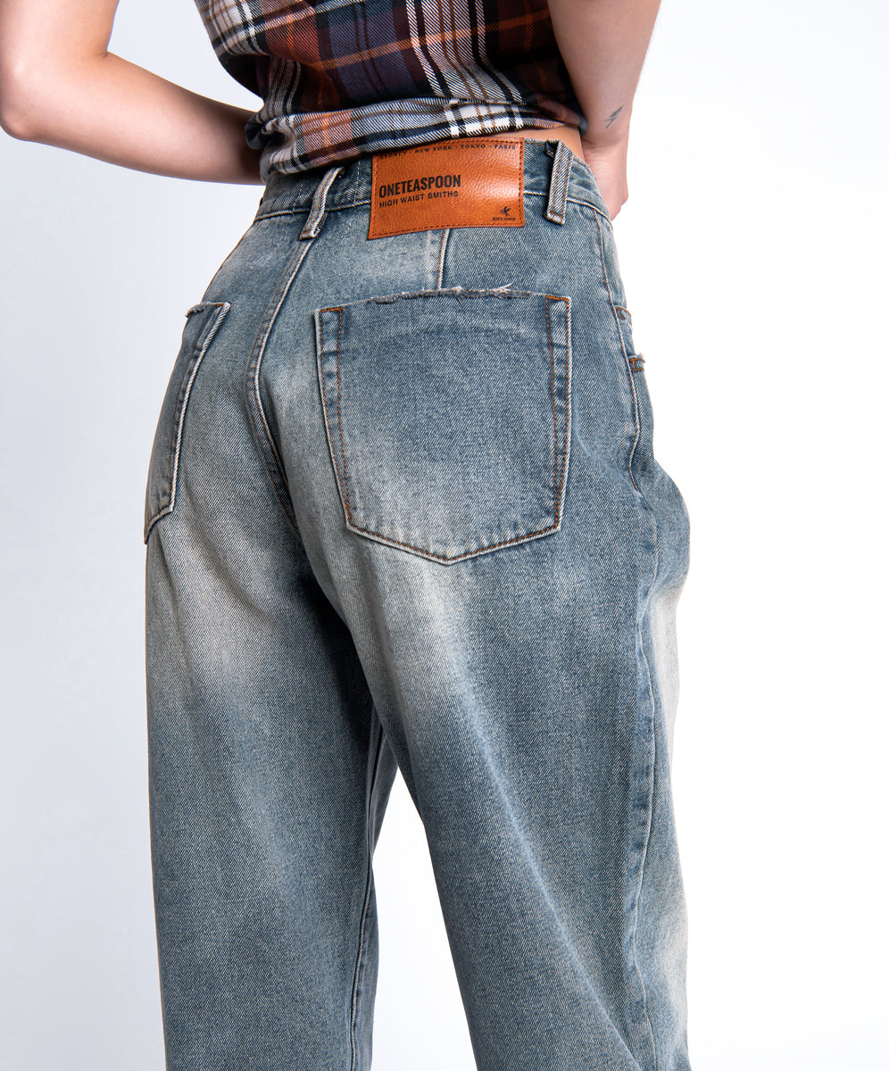 Products MEMPHIS SMITHS HIGH WAIST TROUSER JEAN