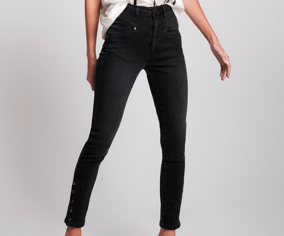 BLACK SWAN PREACHERS HIGH WAIST JEANS