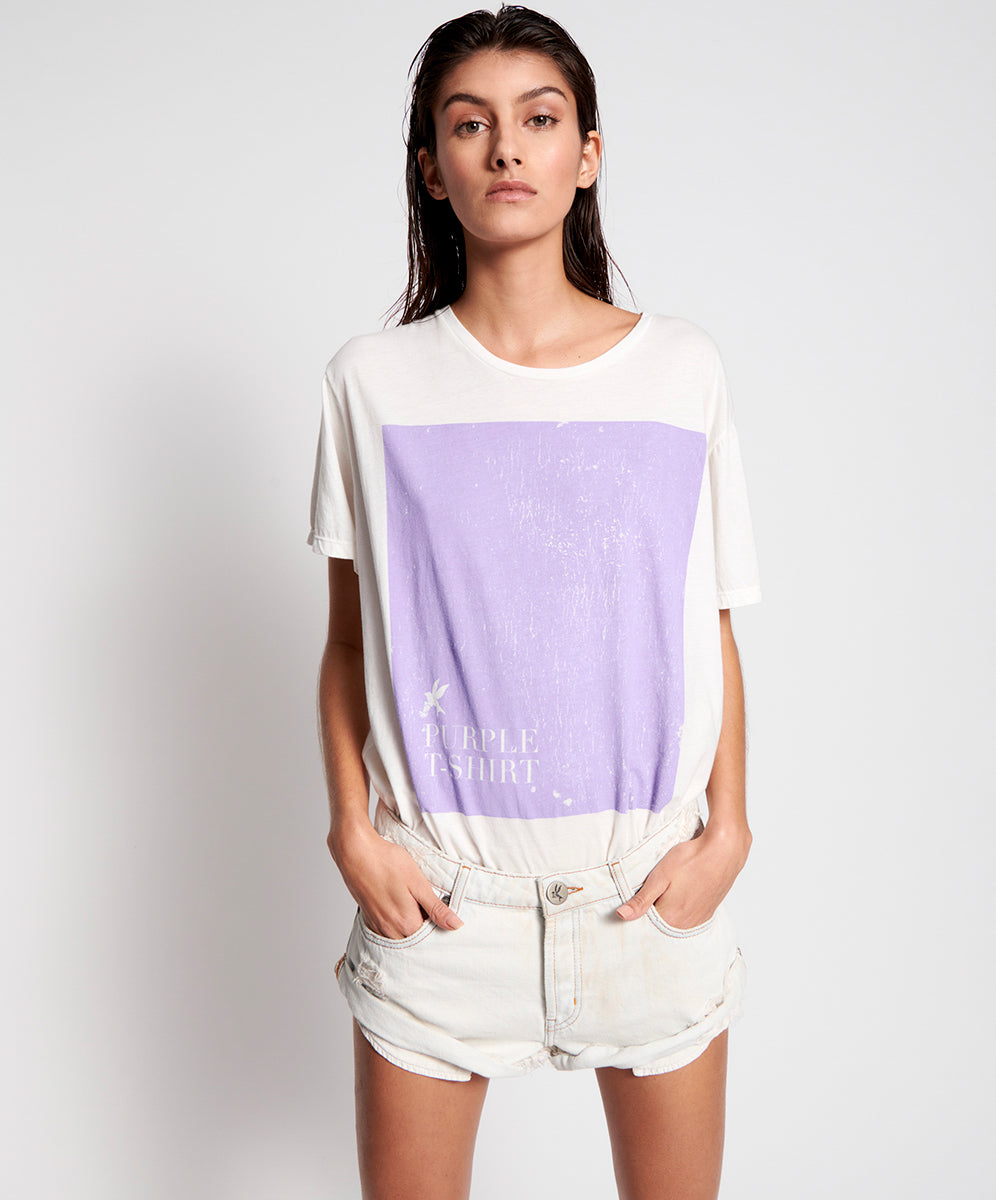 Products Bandits Low Waist Denim Shorts - Brando White
