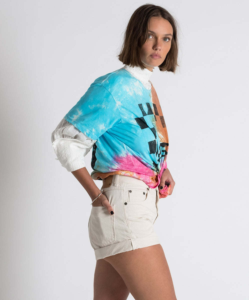 Sale Women's Denim Bandits Shorts Bandits High Waist Denim Shorts - Nashville Cream