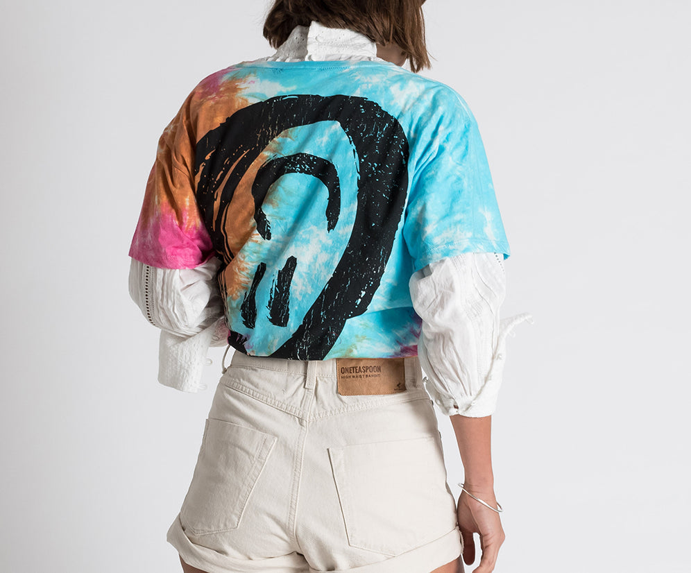 Bandits High Waist Denim Shorts - Nashville Cream