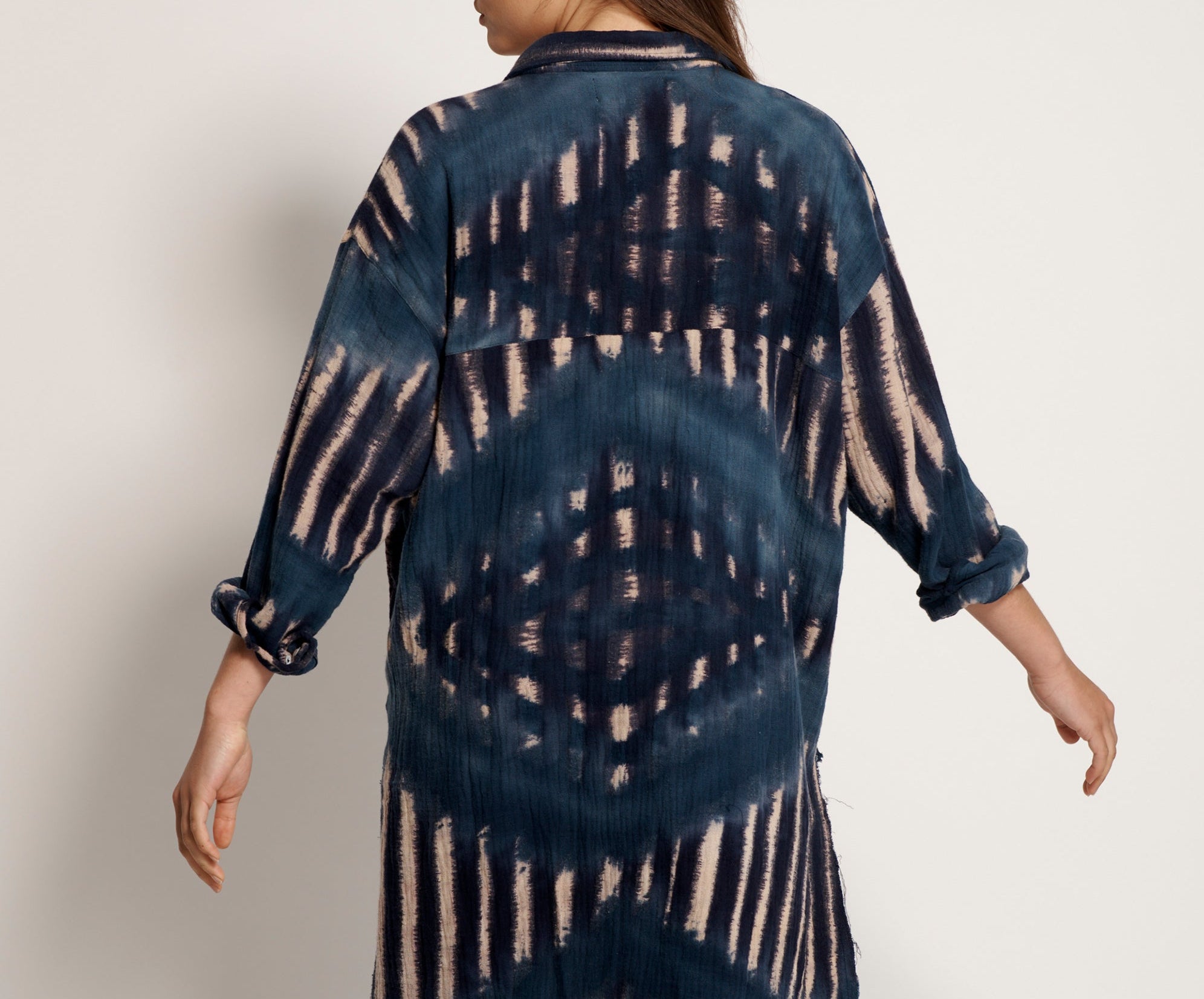 HAND TIE DYE SANTORINI SHIRT