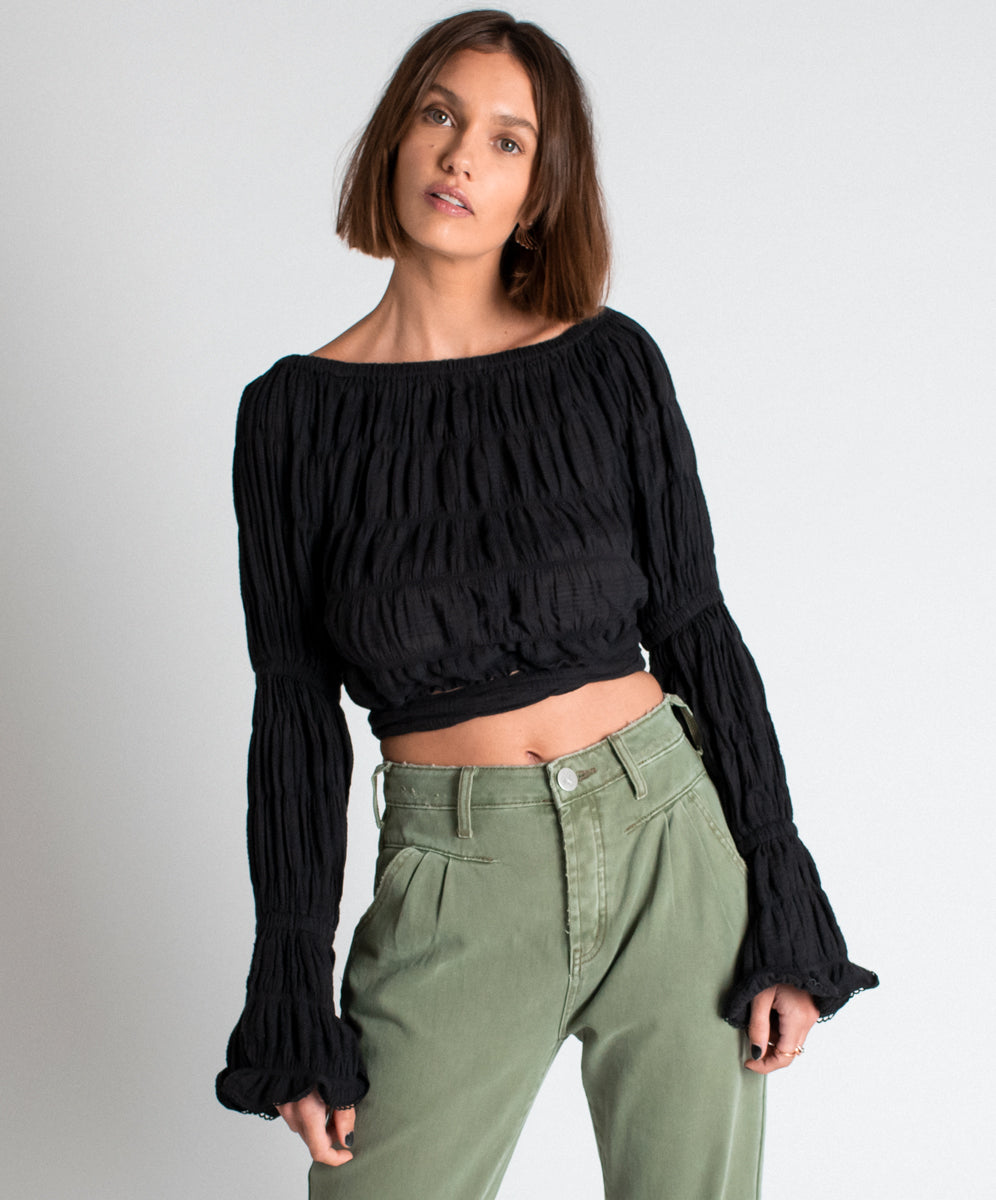 Products BLACK SUMMER NIGHTS CROP