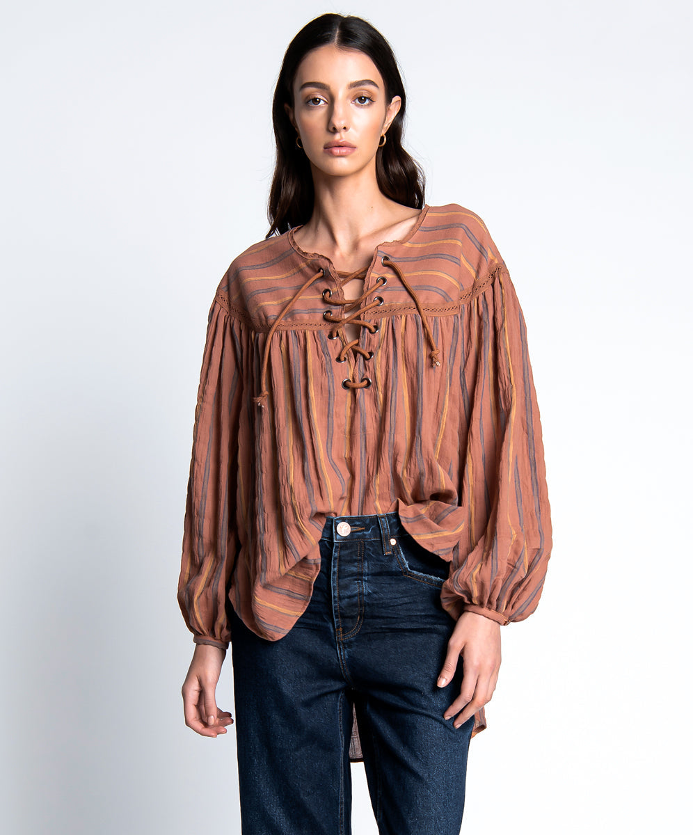 Products DESERT STRIPE TANGIERS TUNIC