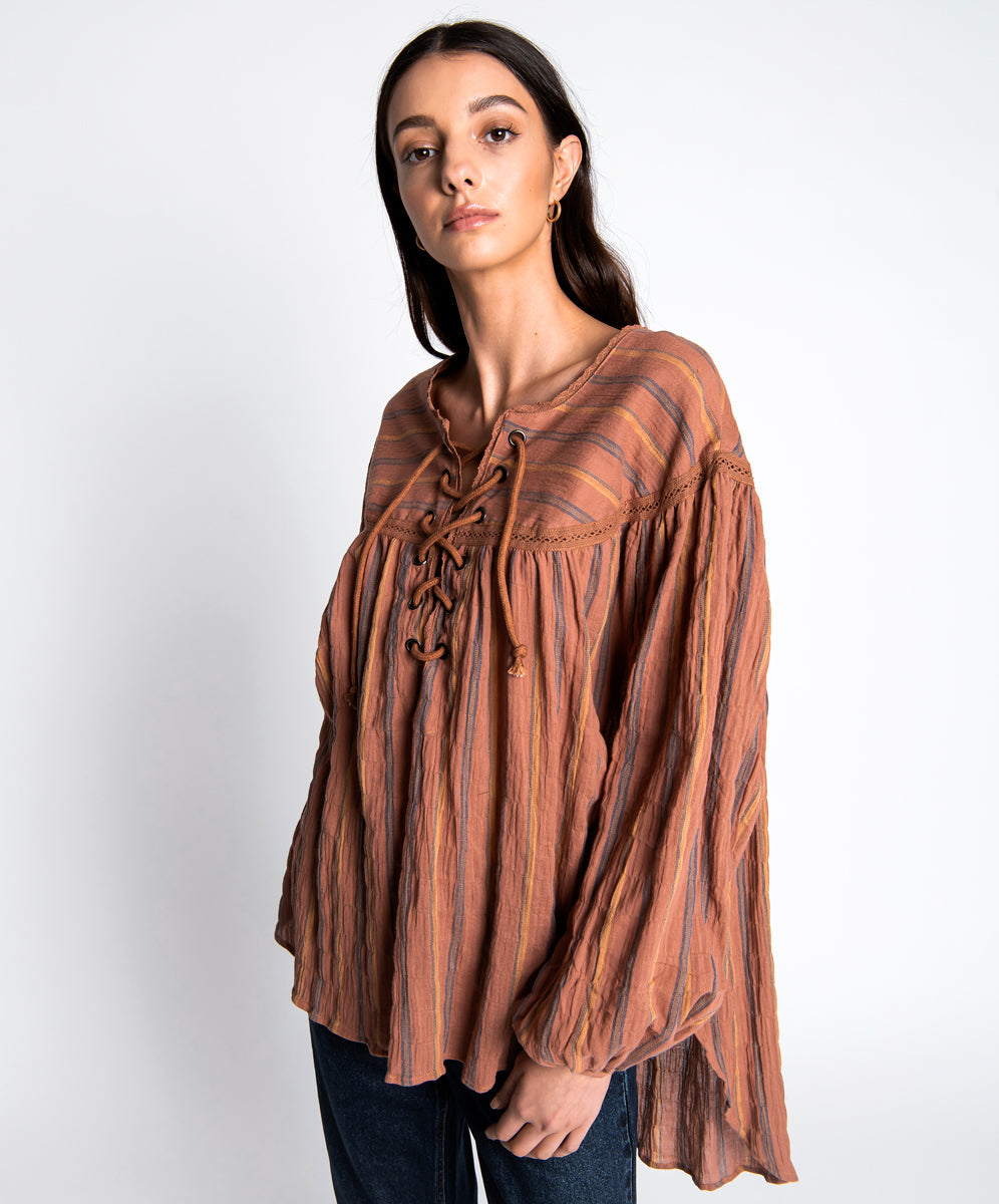 Products DESERT STRIPE TANGIERS TUNIC