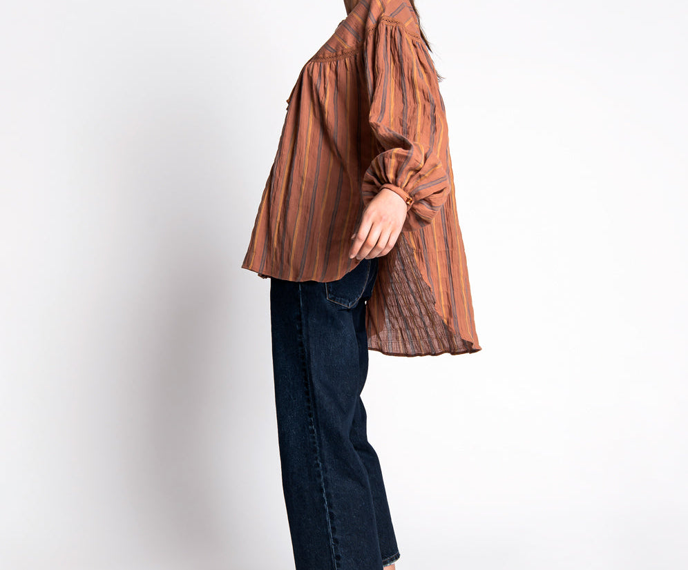 DESERT STRIPE TANGIERS TUNIC