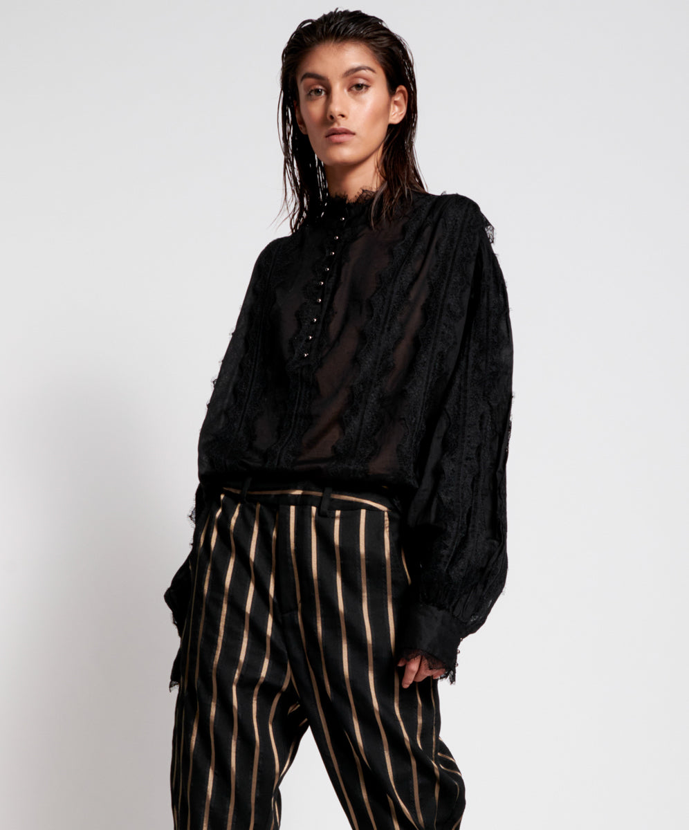 Products BLACK ETERNAL SPIRIT LACE TOP
