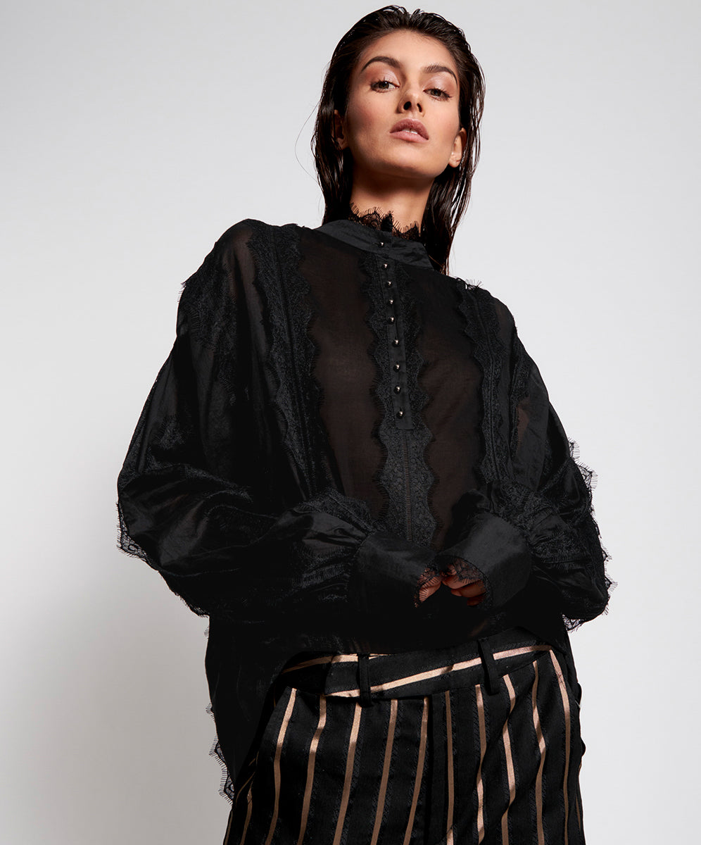 Products BLACK ETERNAL SPIRIT LACE TOP