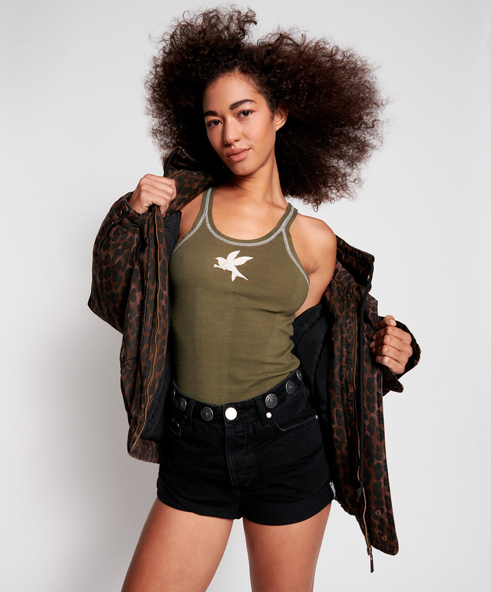 Products Bandits High Waist Studded Denim Shorts - Black