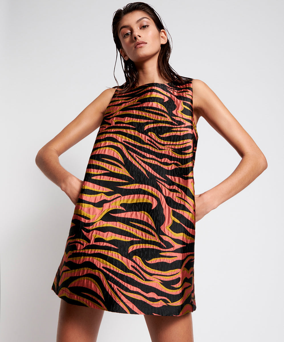 Products PINK ZEBRA SHIFT DRESS