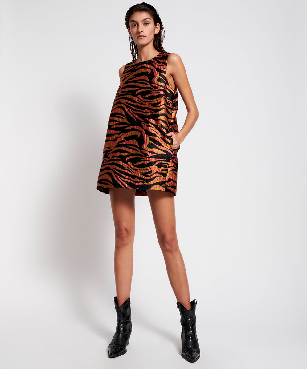 Products PINK ZEBRA SHIFT DRESS