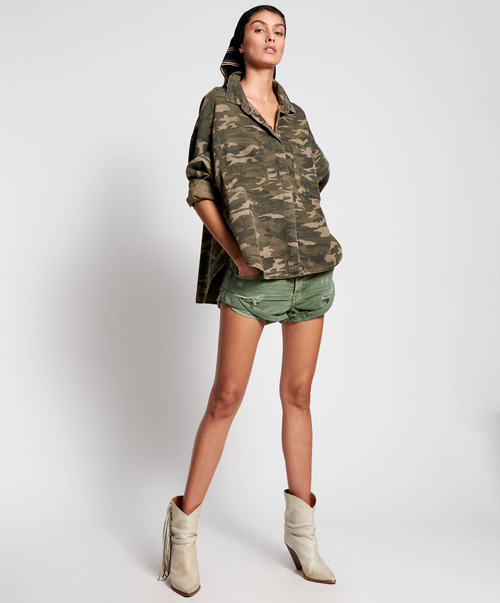 Products CAMO LONG SLEEVE DARIA SHIRT