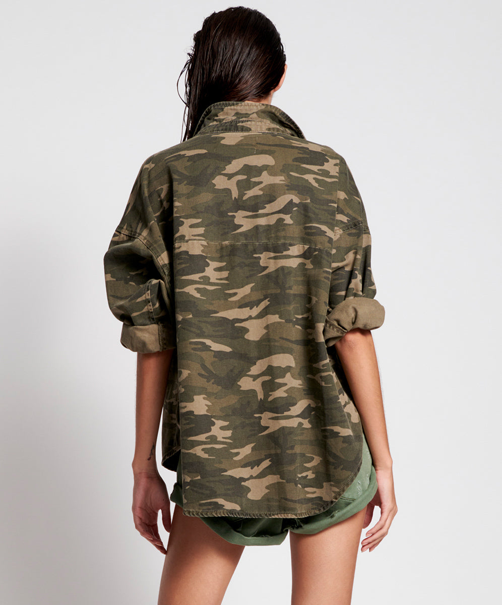 Products CAMO LONG SLEEVE DARIA SHIRT