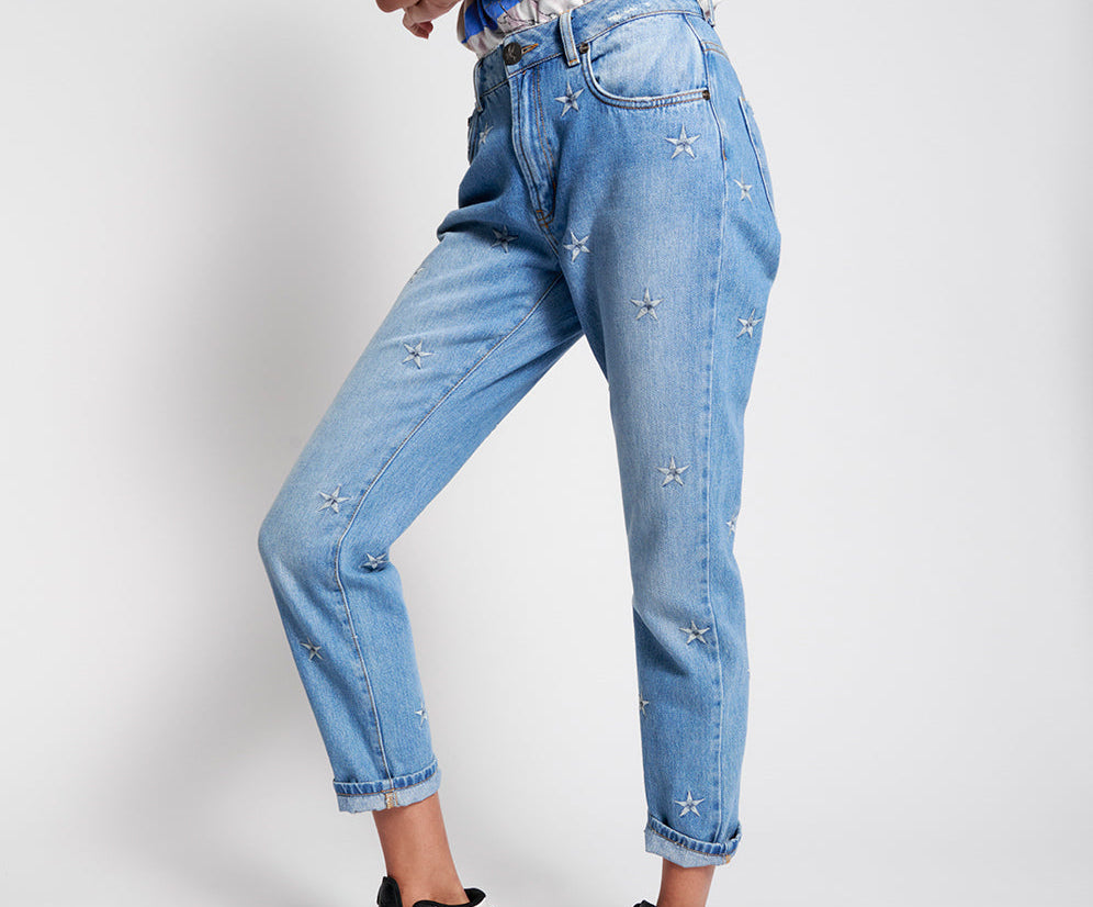 PACIFIC STAR AWESOME BAGGIES HIGH WAIST STRAIGHT LEG JEANS