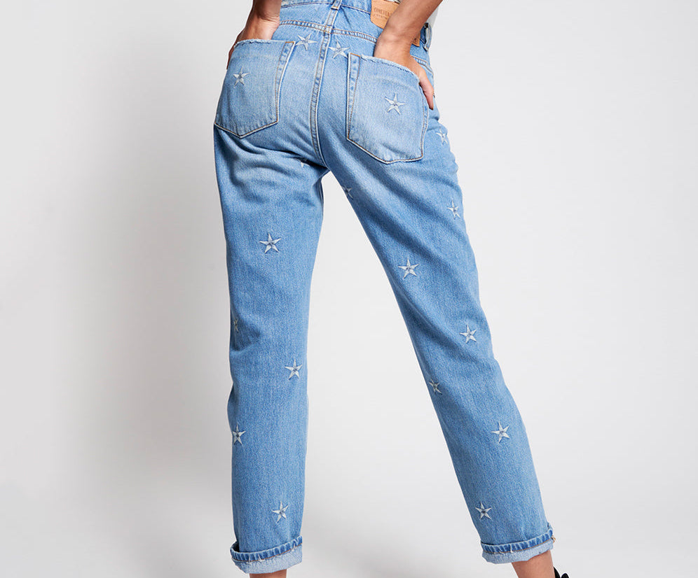 PACIFIC STAR AWESOME BAGGIES HIGH WAIST STRAIGHT LEG JEANS