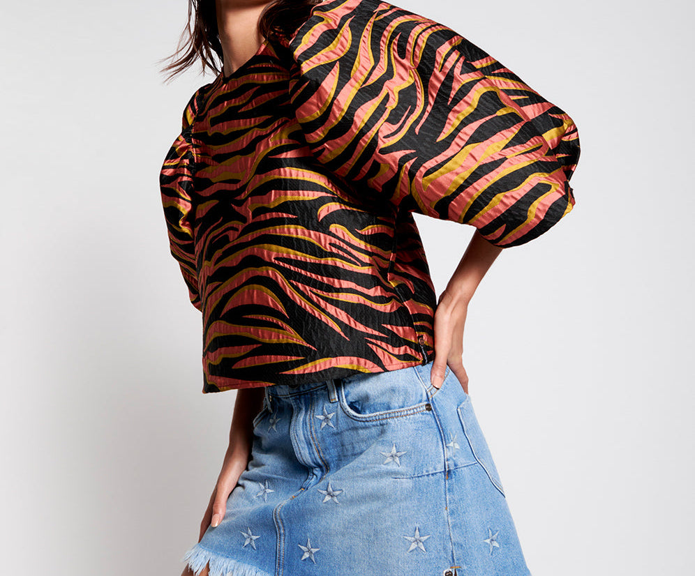 PACIFIC STAR VANGUARD MID RISE RELAXED DENIM MINI