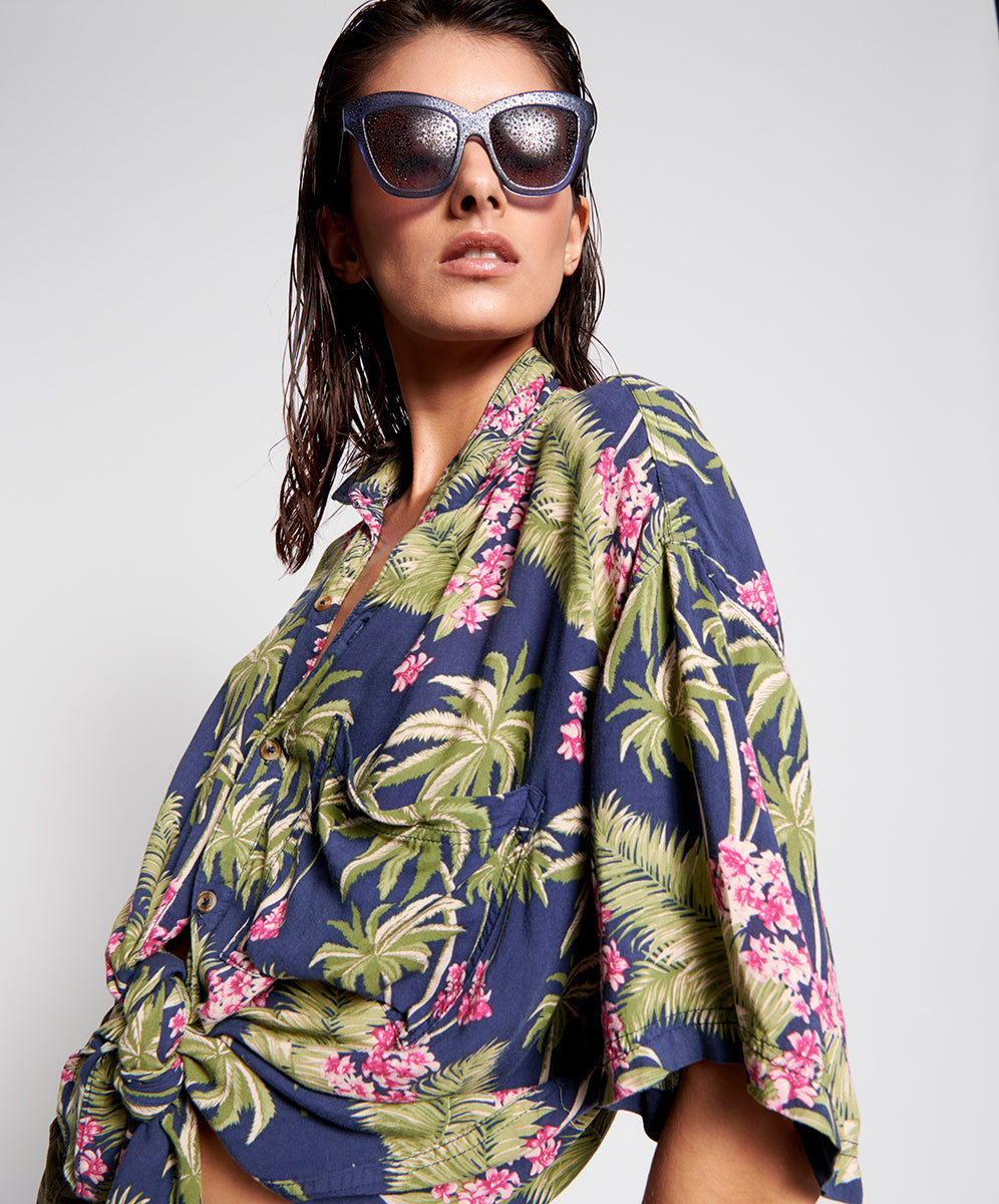 Products HAWAIIAN SHIRT BLUE
