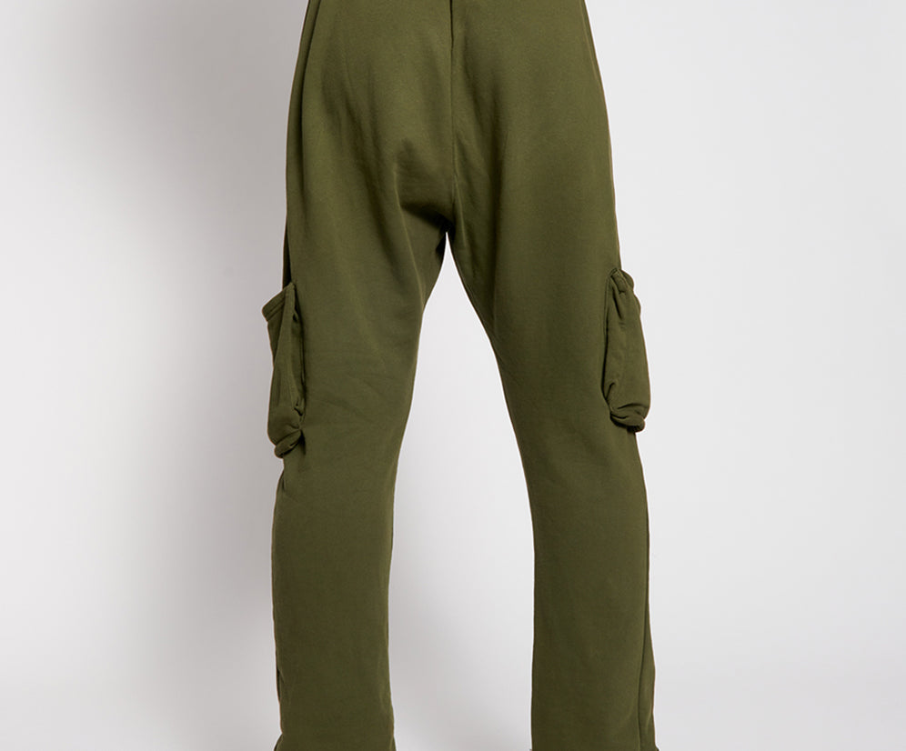 Goldie Army Sweat Pants - Khaki